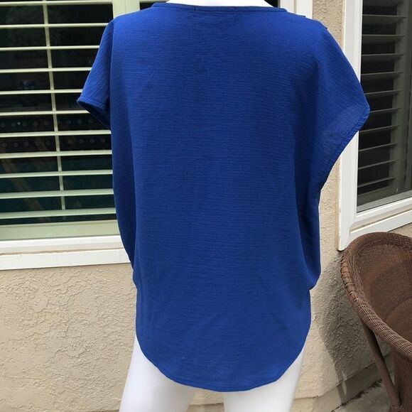 Gibson Draped Faux Wrap Top Size Small - Picture 7 of 12